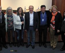 Mesa-redonda no Fórum “Regiões Metropolitanas do Paraná”, no Auditório do Simepar, no Centro Politécnico