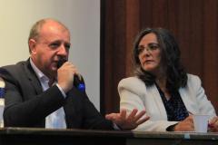Mesa-redonda no Fórum “Regiões Metropolitanas do Paraná”, no Auditório do Simepar, no Centro Politécnico